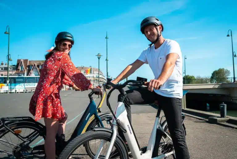 Un vélo d'entreprise protégé grâce au marquage